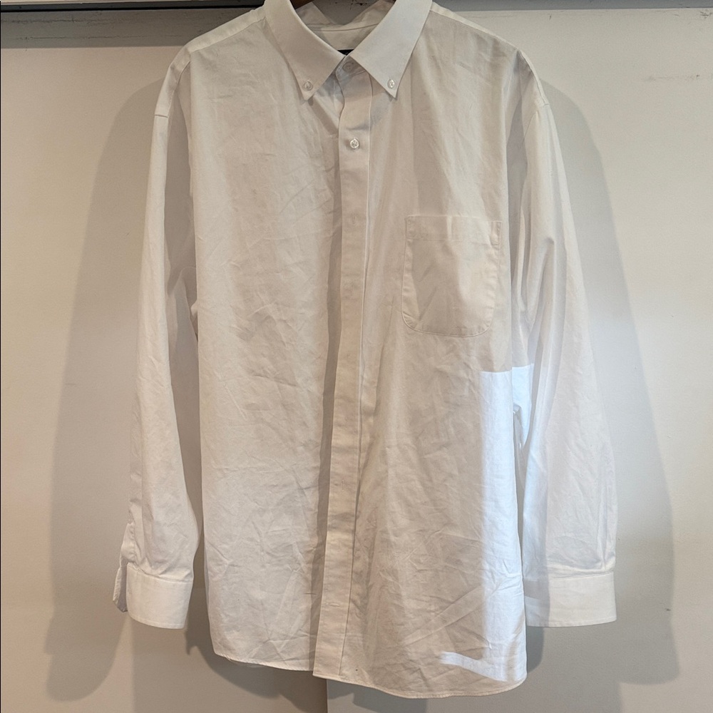 Elegant White Dress Shirt for Men